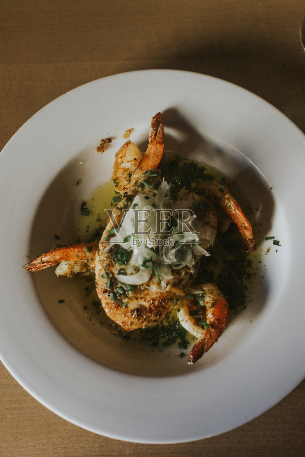 美食虾菜照片摄影图片