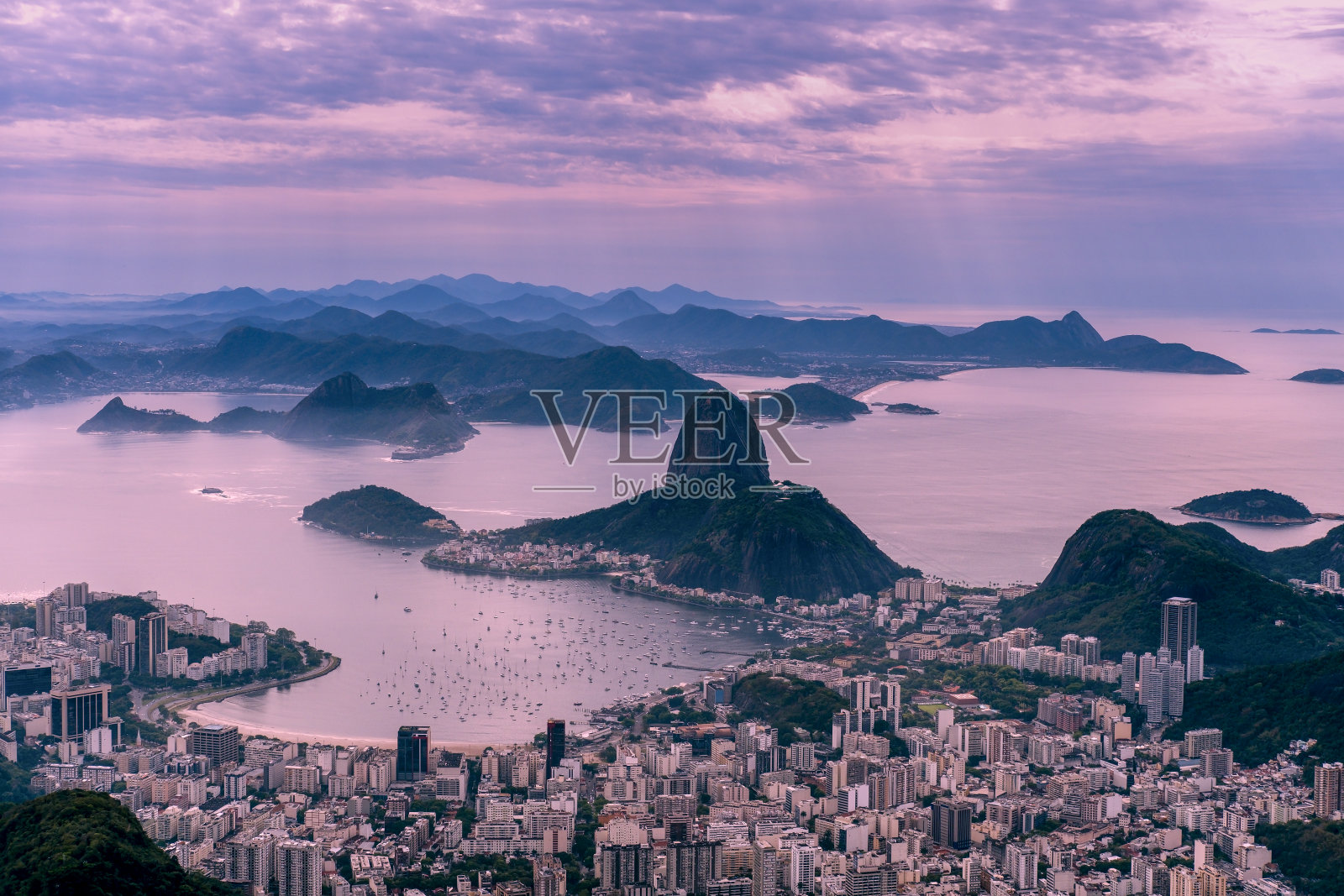 全景从里约热内卢里约热内卢照片摄影图片