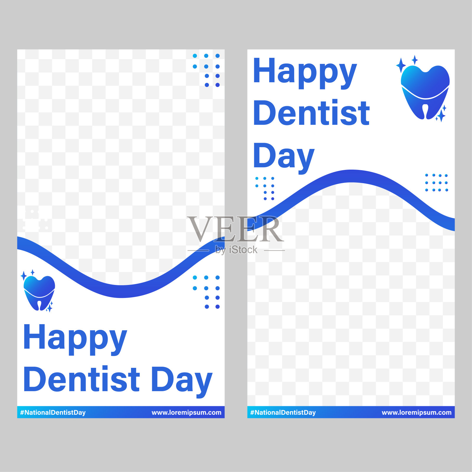 快乐全国牙医日社交媒体故事模板设计设计模板素材