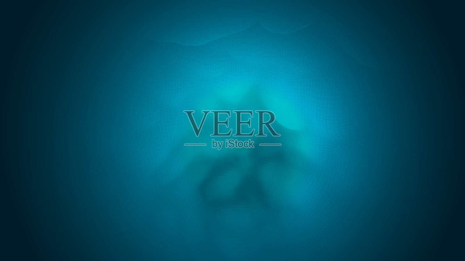 明亮发光粒子和路径的抽象背景。插画图片素材