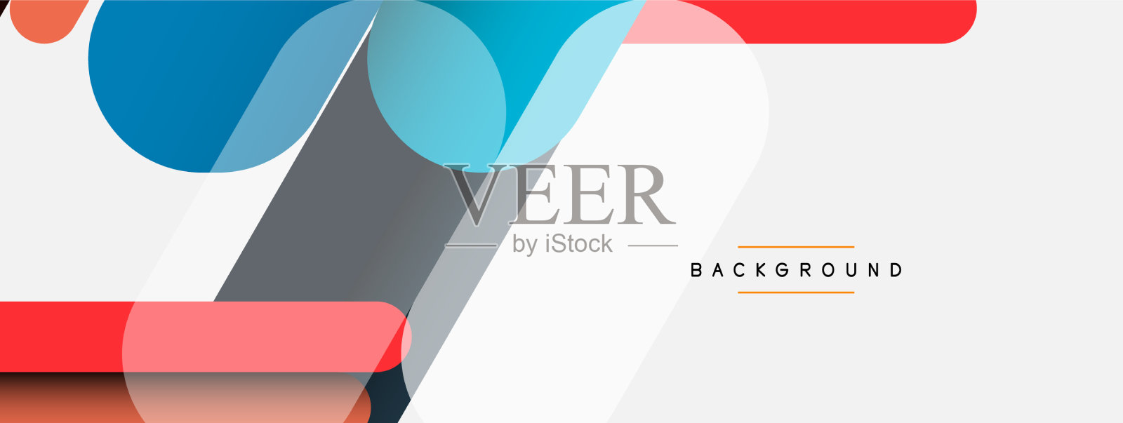 抽象背景圆形线条插画图片素材