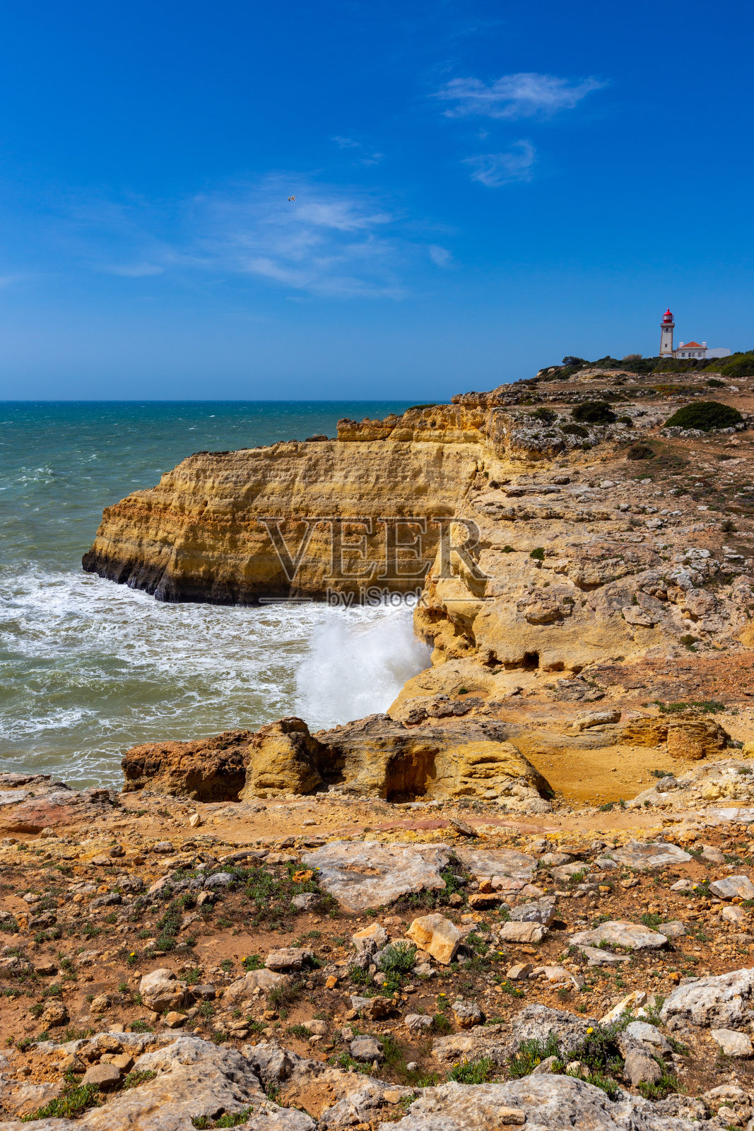 葡萄牙的阿尔加维海岸照片摄影图片