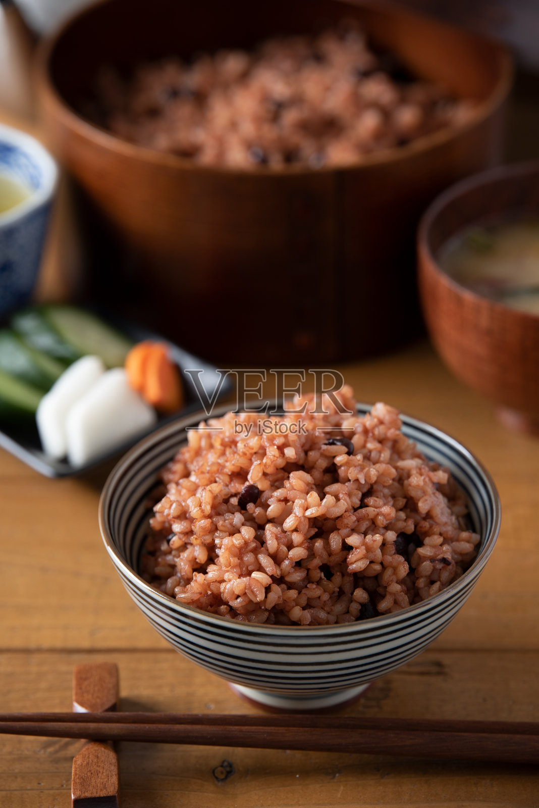 日本食物:发酵的糙米照片摄影图片