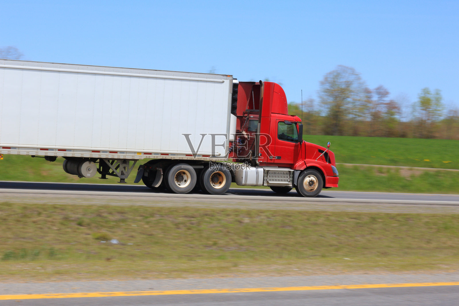 半卡车和拖车照片摄影图片
