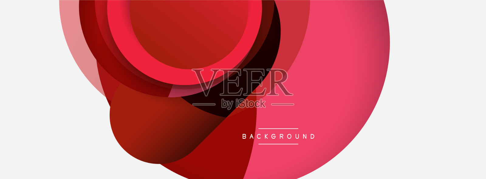 圆形和圆形的抽象背景插画图片素材