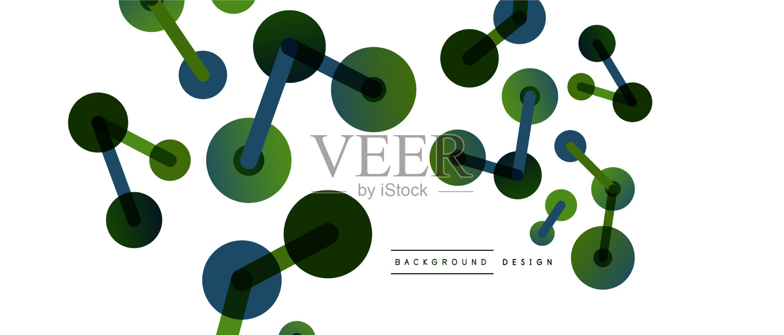 线点连接几何抽象设计元素图片