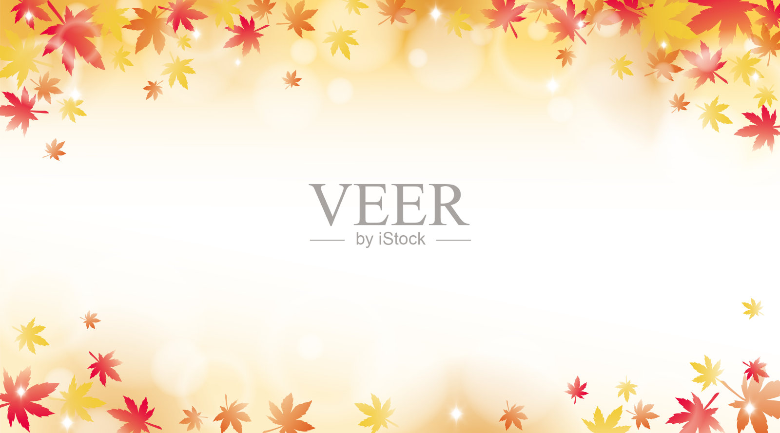 红色的枫叶与阳光的背景照片摄影图片