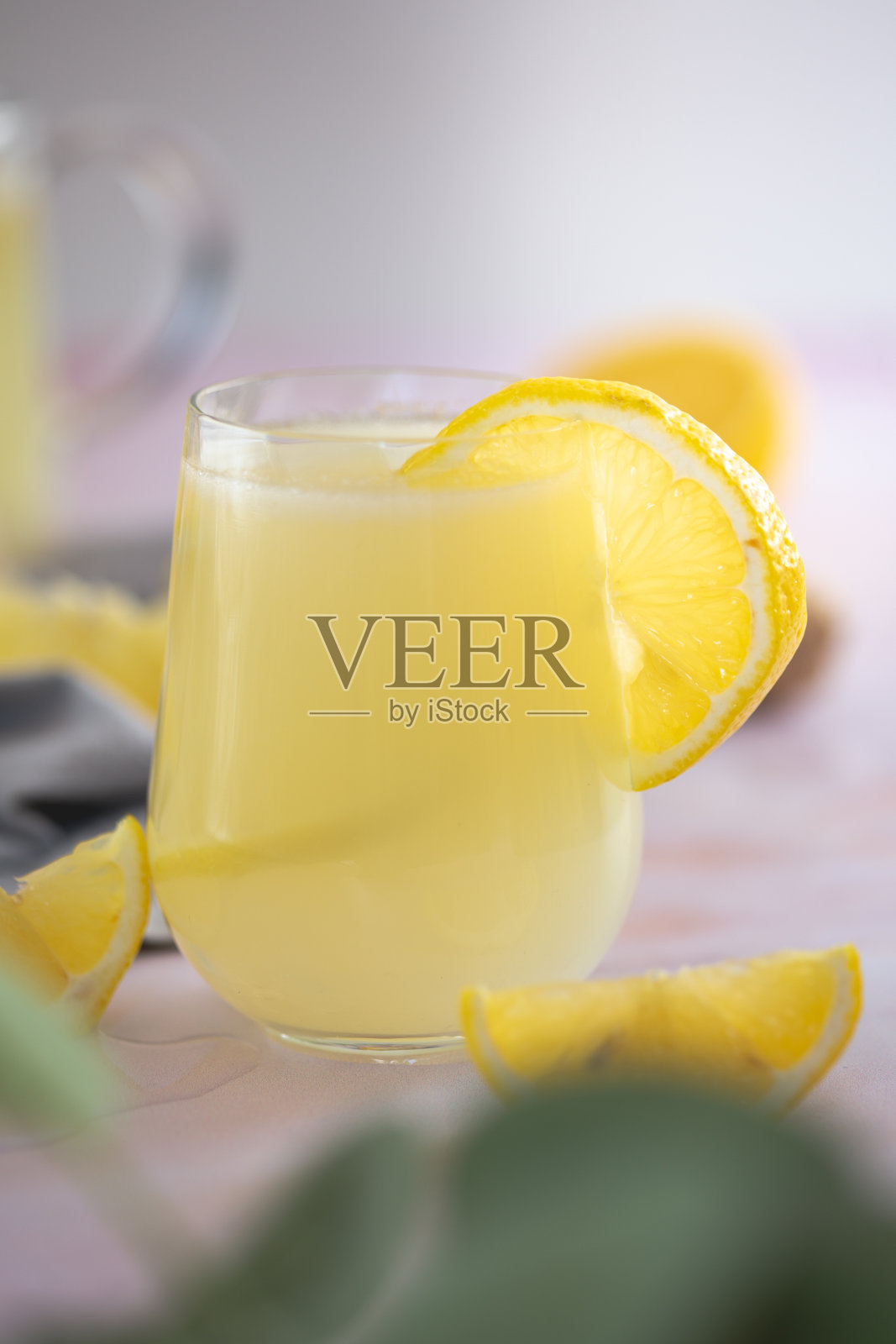 刚做柠檬水照片摄影图片