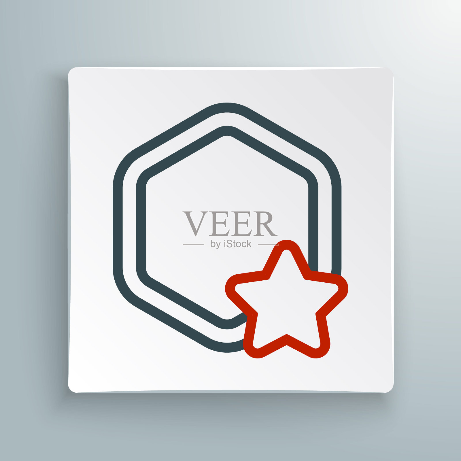 线条蜂巢图标孤立在白色背景上。蜂蜜细胞的象征。甜蜜的天然食品。色彩斑斓的轮廓的概念。向量图标素材