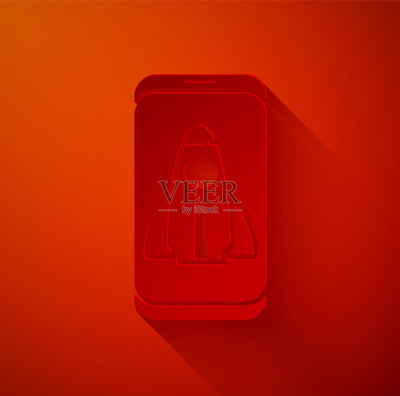 剪纸创业项目概念图标插画图片素材