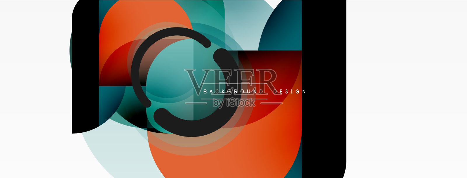 创意几何壁纸最小的圆插画图片素材