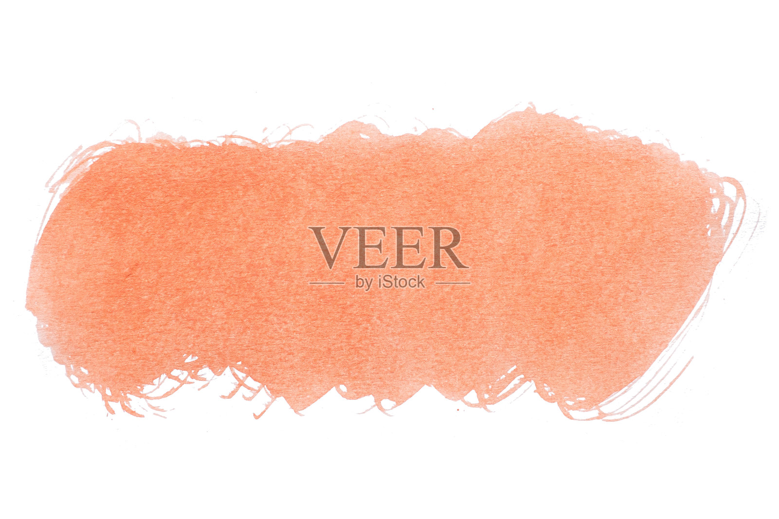 抽象丙烯酸水彩油漆刷笔触纹理孤立在白色背景的标志和横幅。设计、创意和插图。照片摄影图片