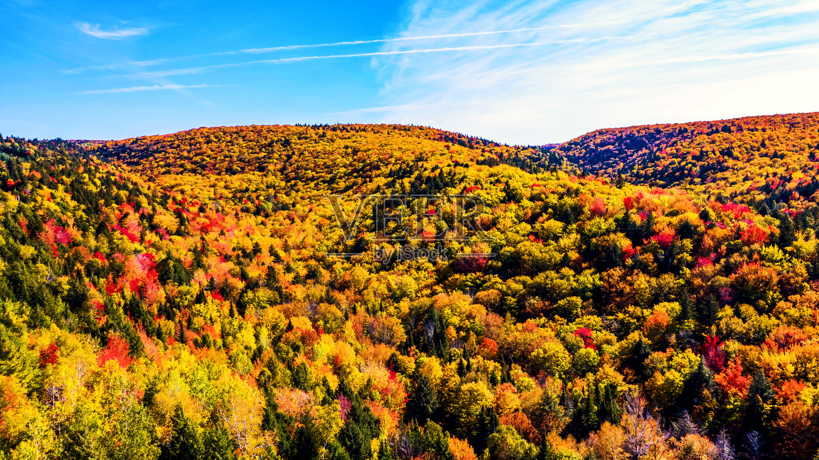秋天山林山景风光照片摄影图片