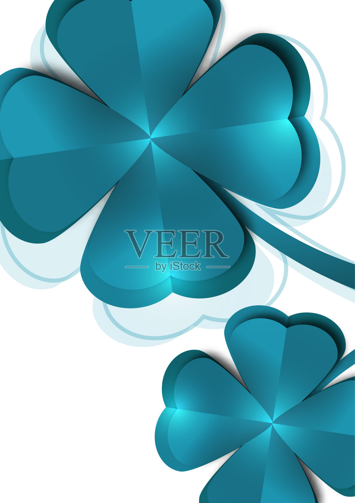 圣帕特里克节横幅设计模板。简单的横幅为网站，商店，杂志促销。向量插画图片素材