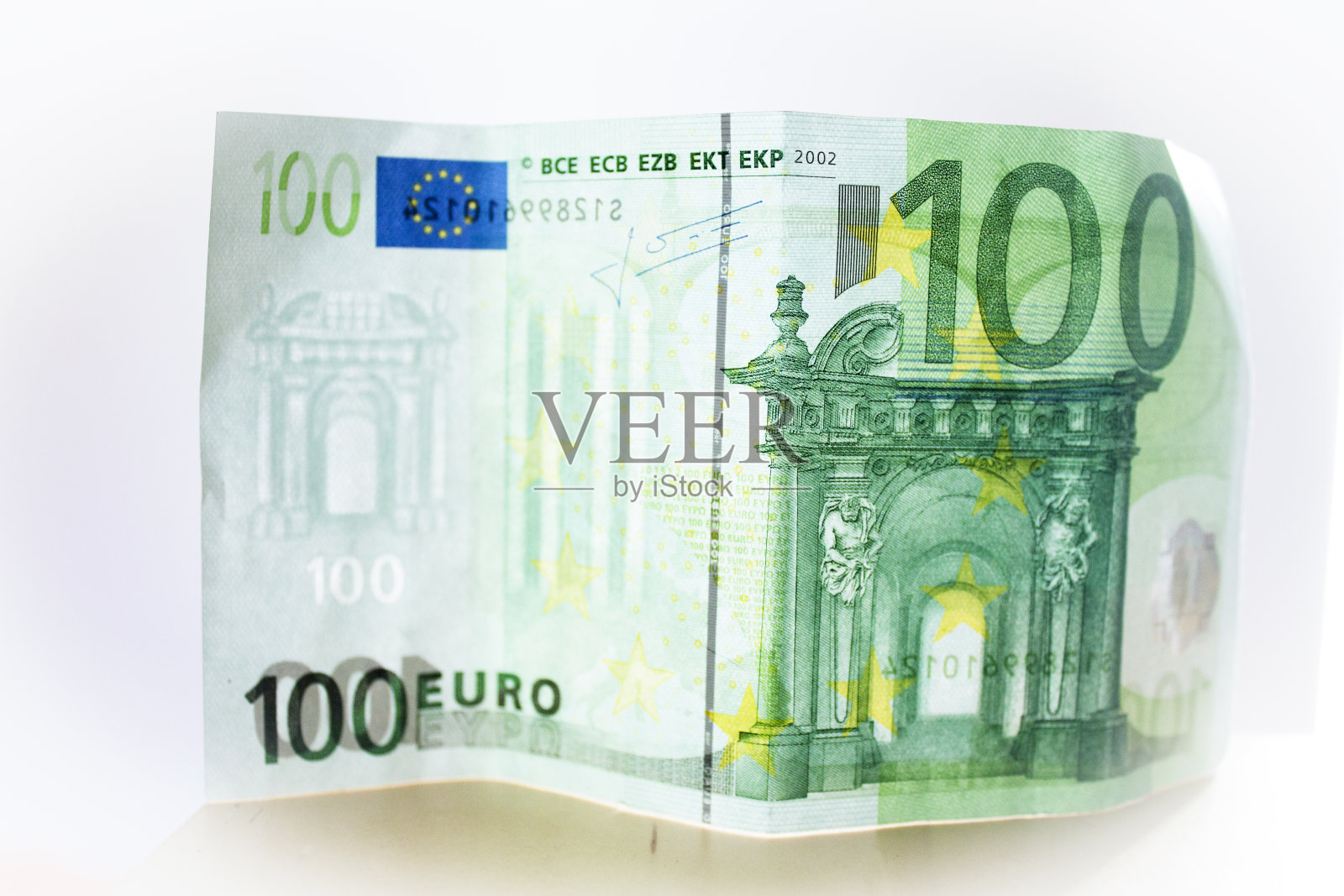 100欧元的官方纸币照片摄影图片