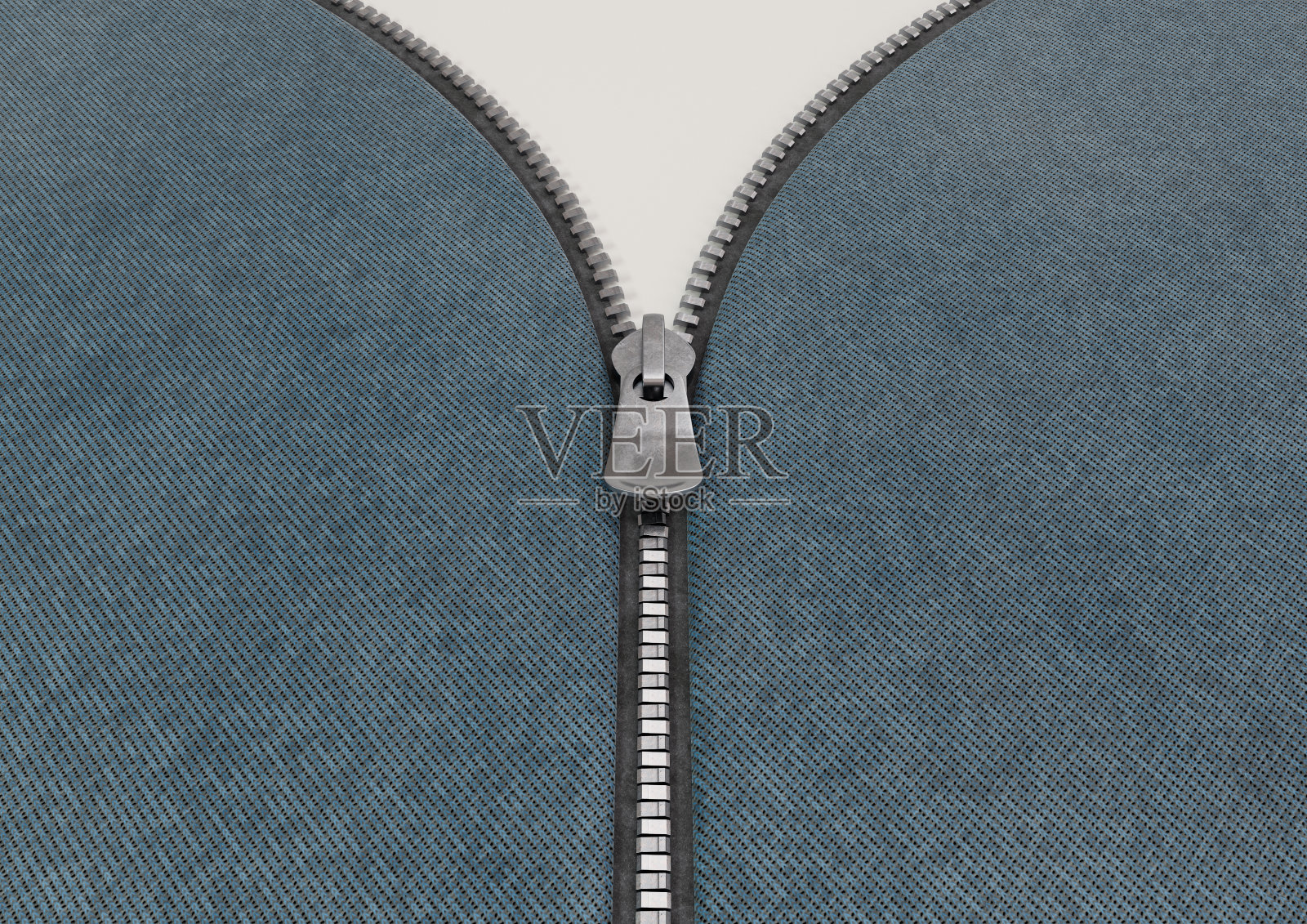 拉链和织物分型照片摄影图片