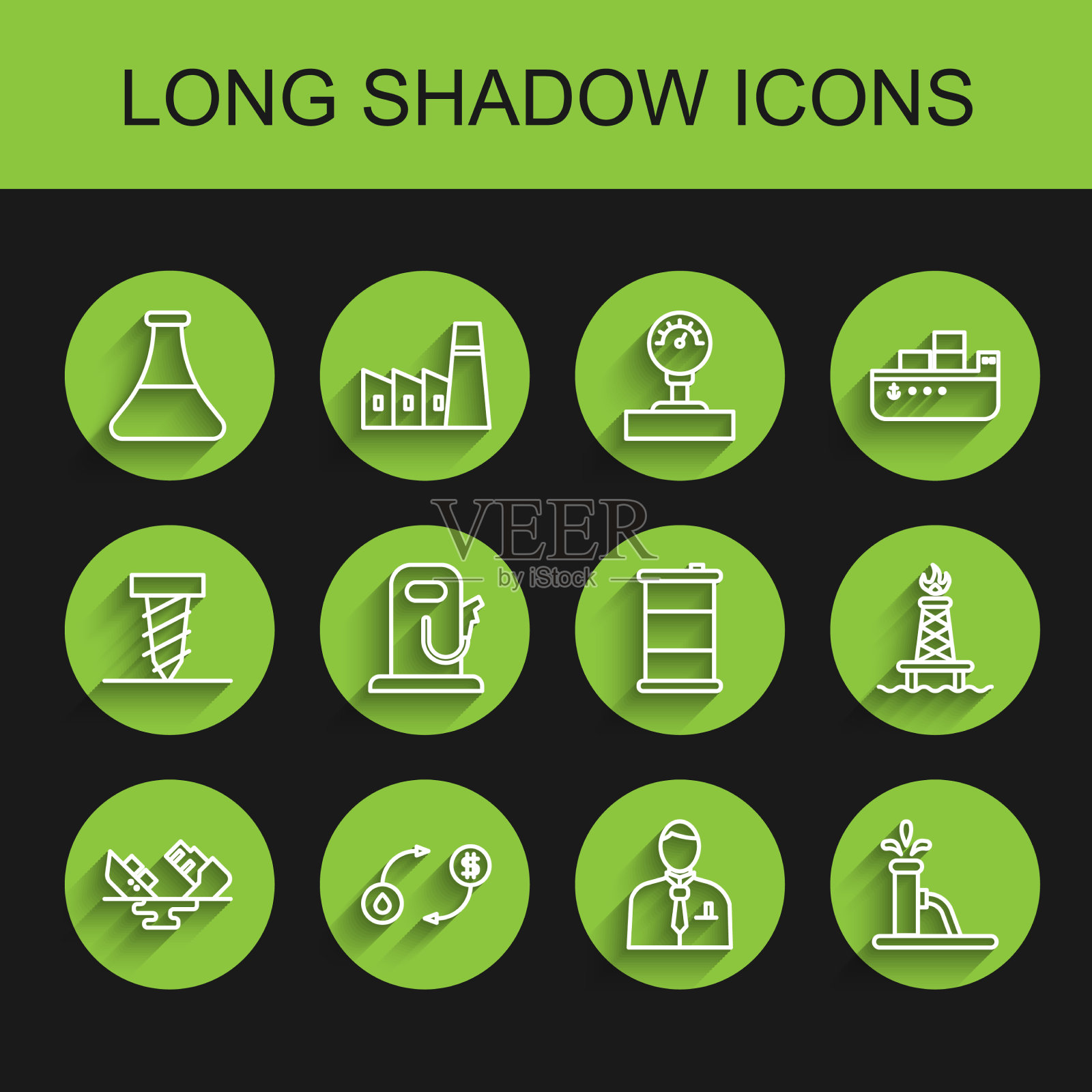 3 .设失事油轮换油管线图标素材