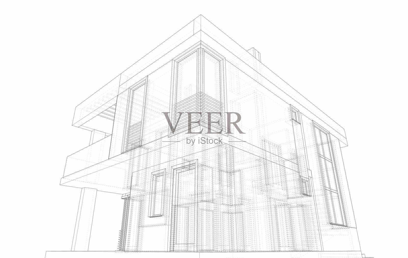 房子草图照片摄影图片