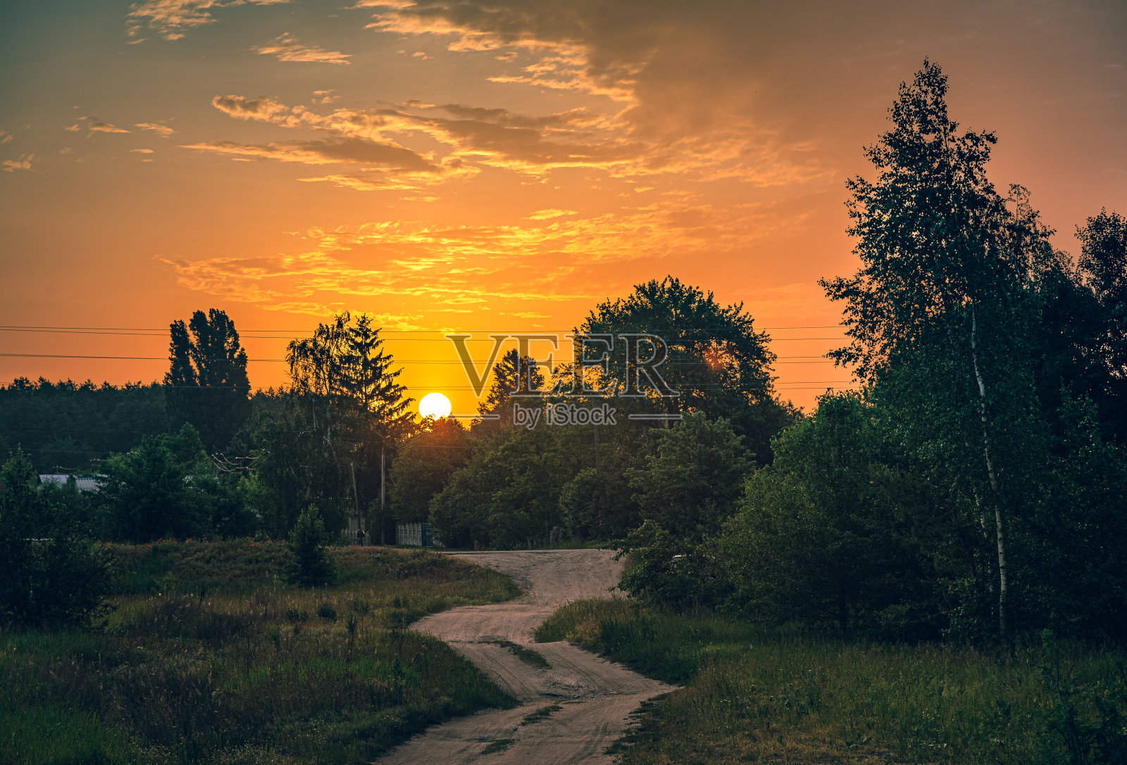 日出河照片摄影图片