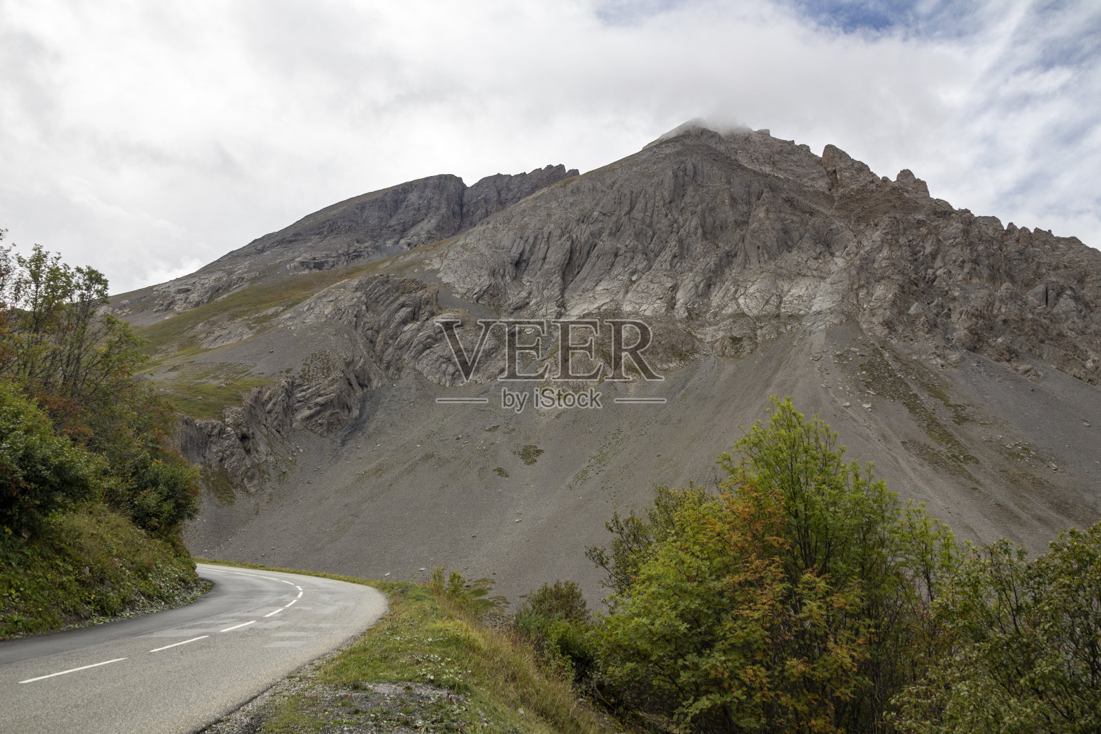 加利比耶山口，法国，2021年照片摄影图片