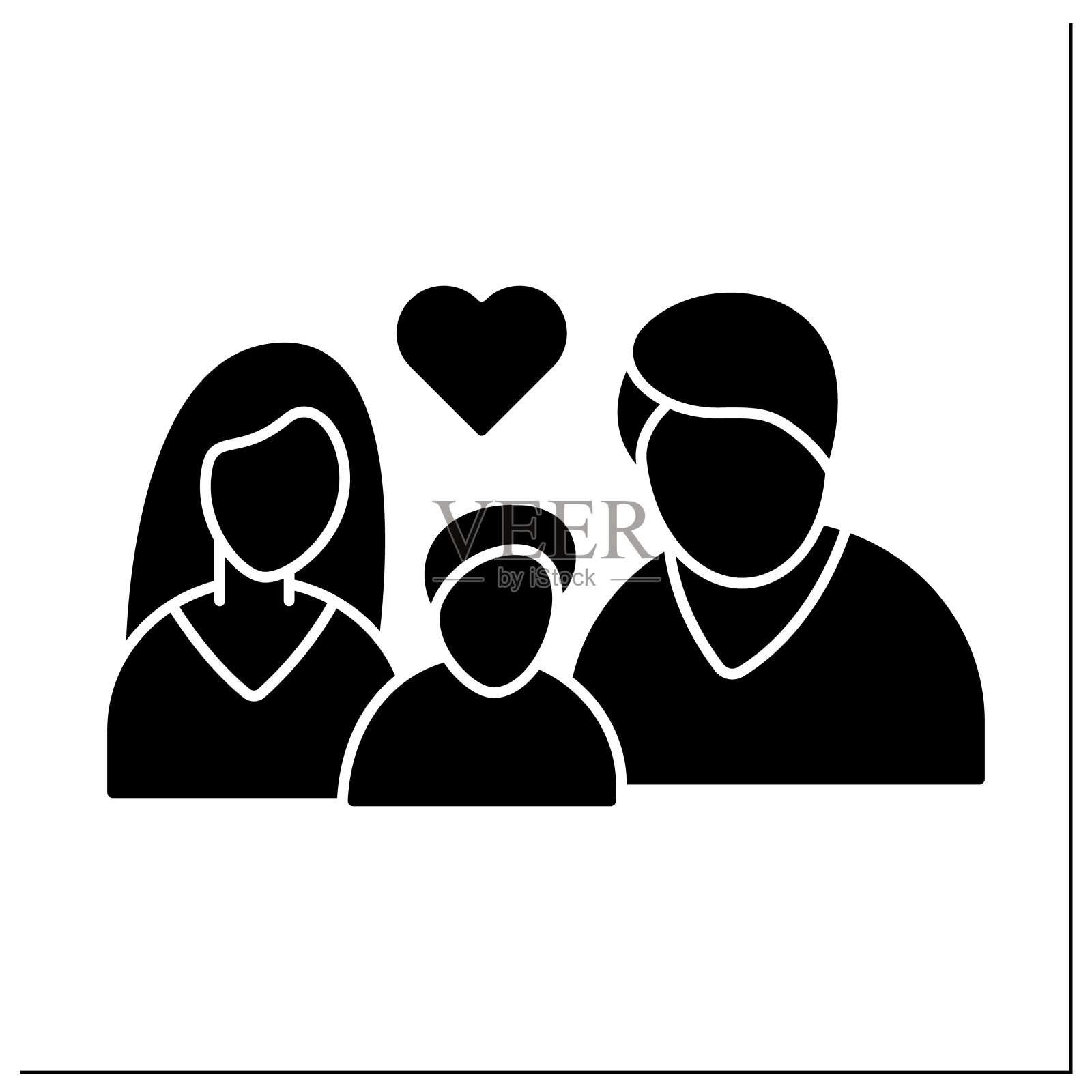 家庭字形图标图标素材