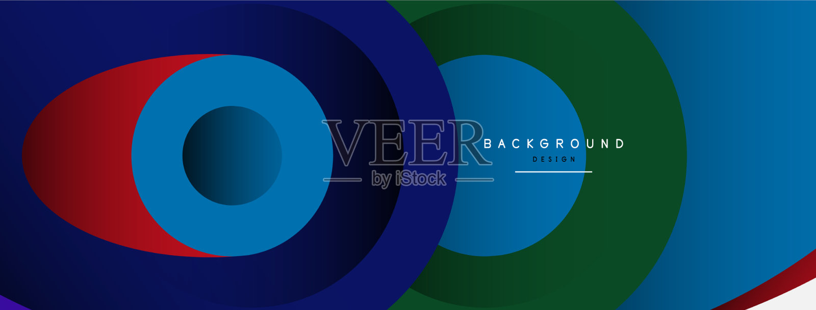 抽象背景最小几何圆和插画图片素材