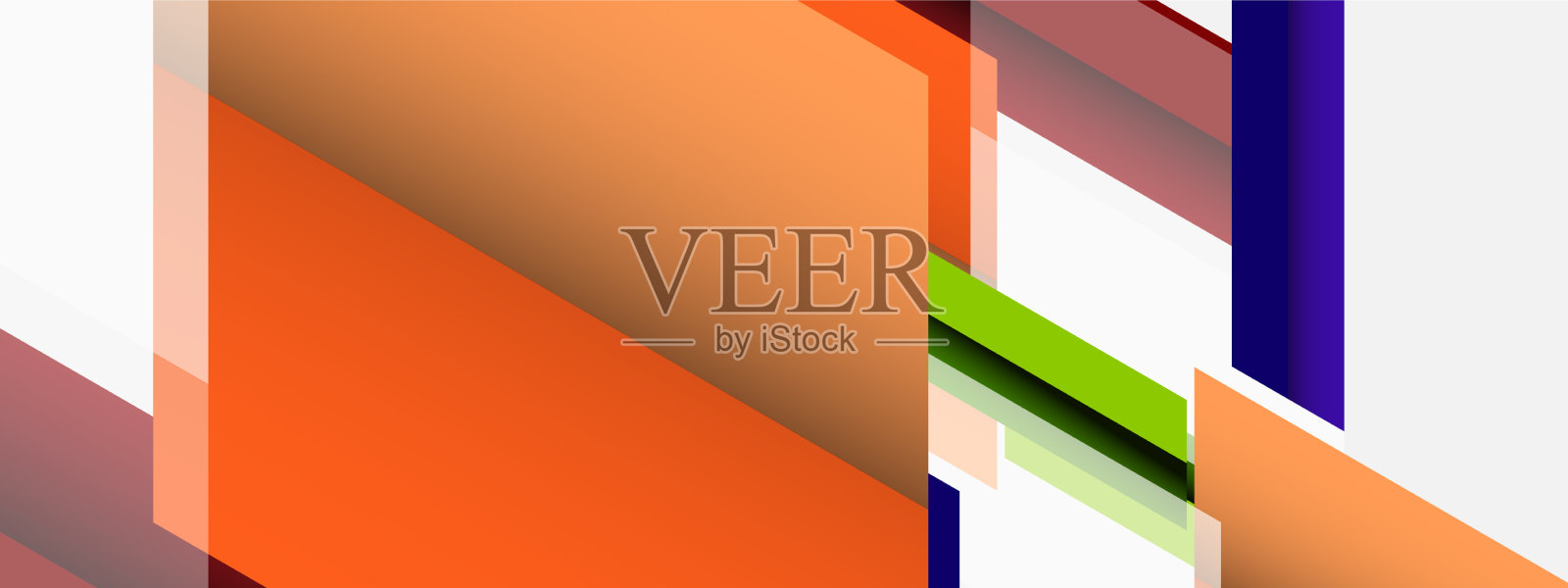 背景抽象重叠色插画图片素材