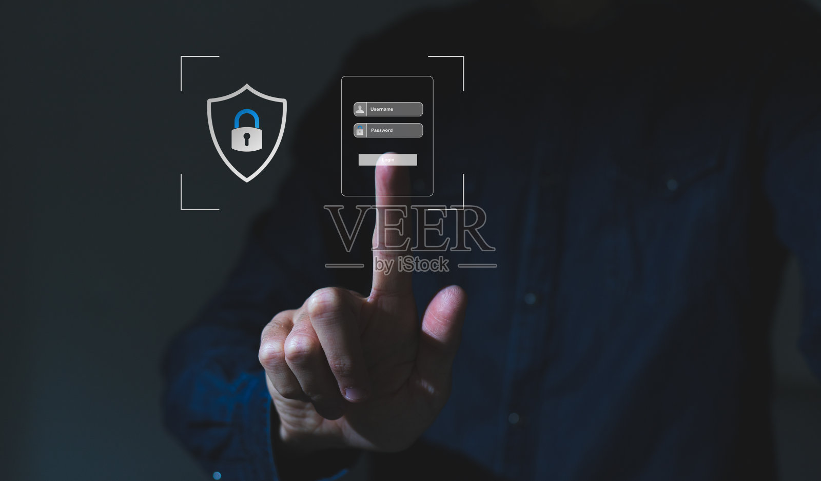 登录一个商人的笔记本照片摄影图片