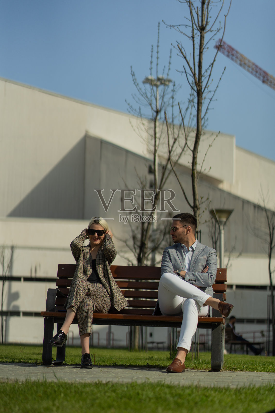 说话和笑照片摄影图片