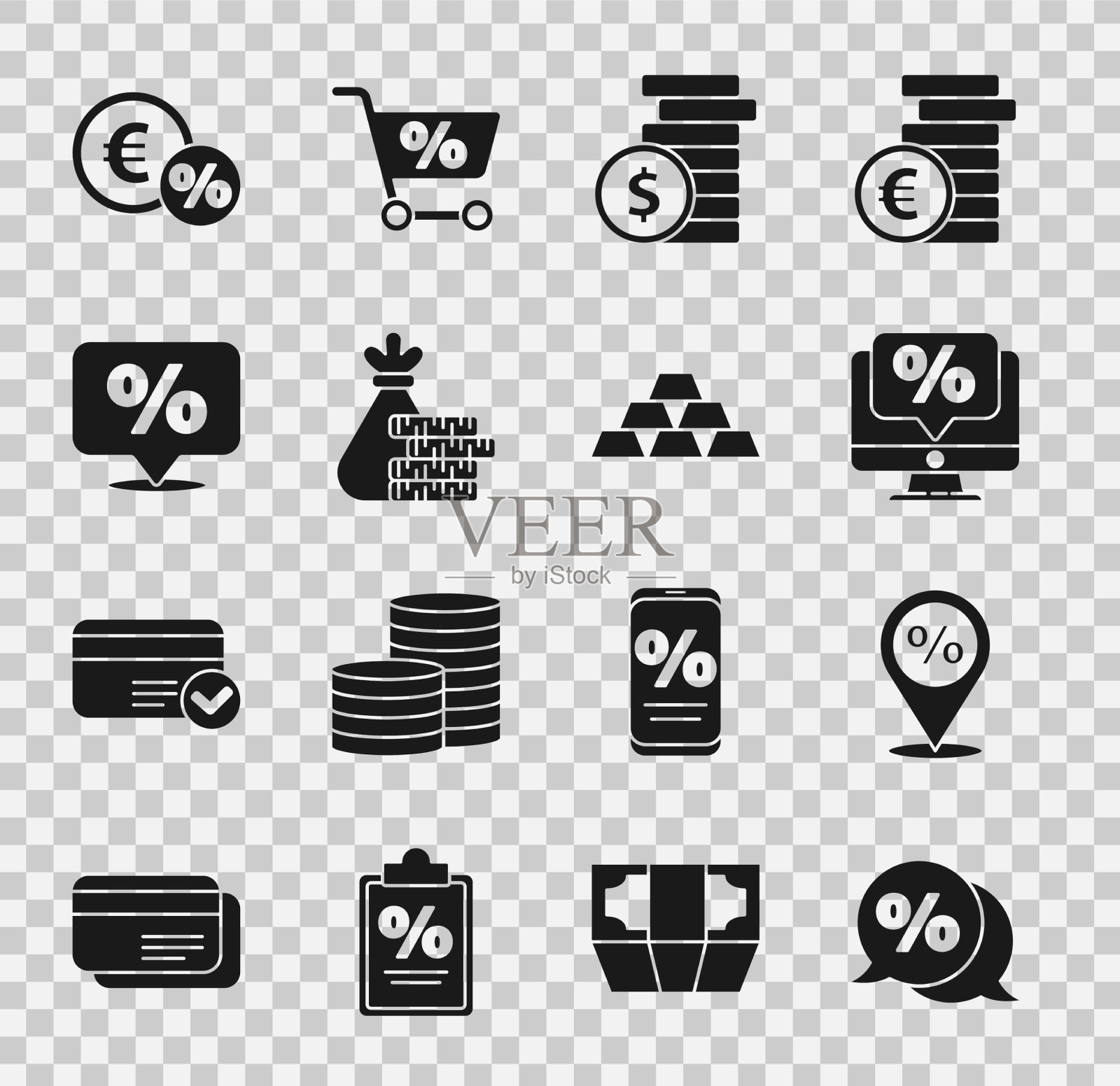 设置折扣百分比标签位置与折扣图标素材