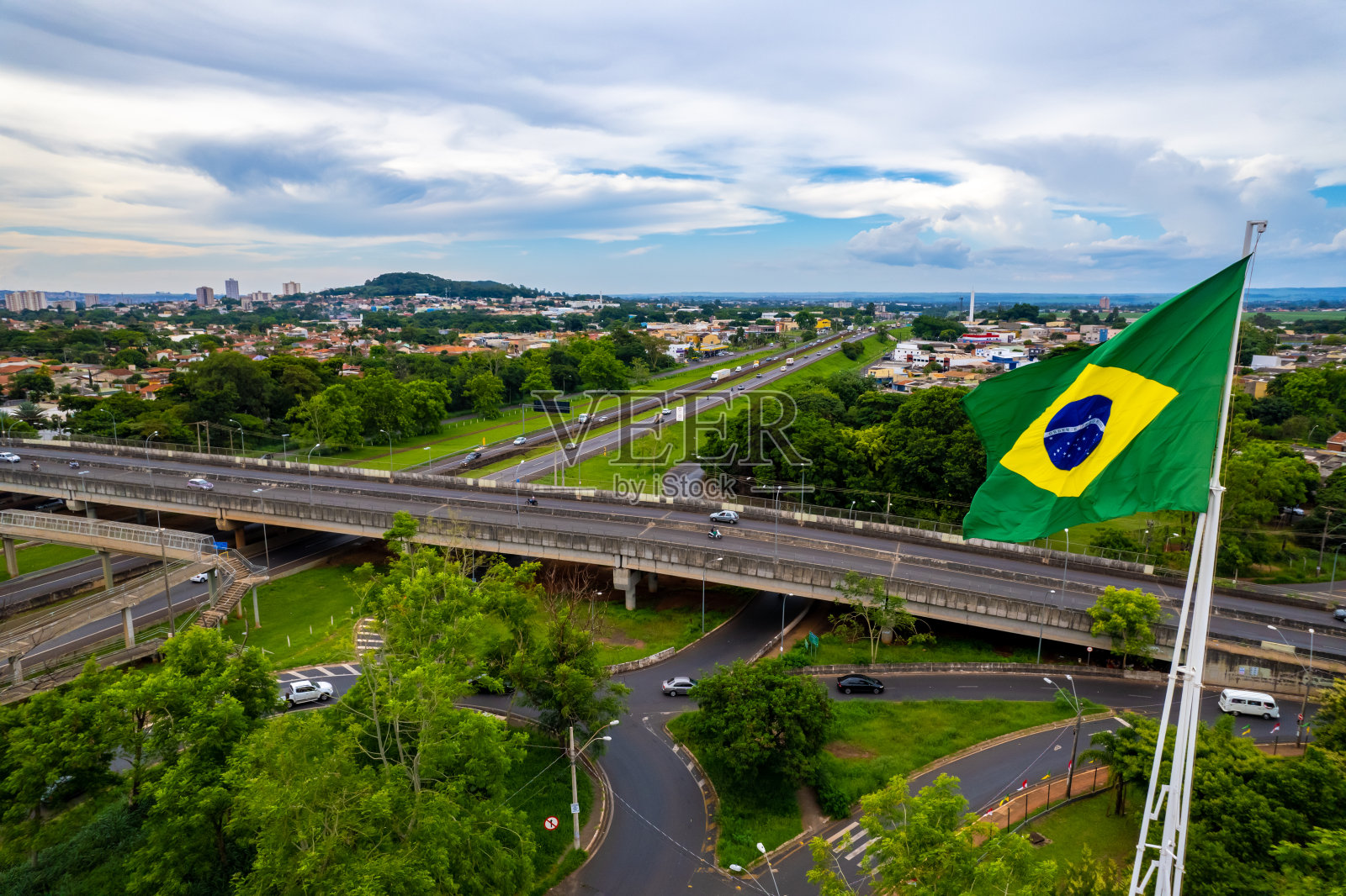 巴西的国旗照片摄影图片