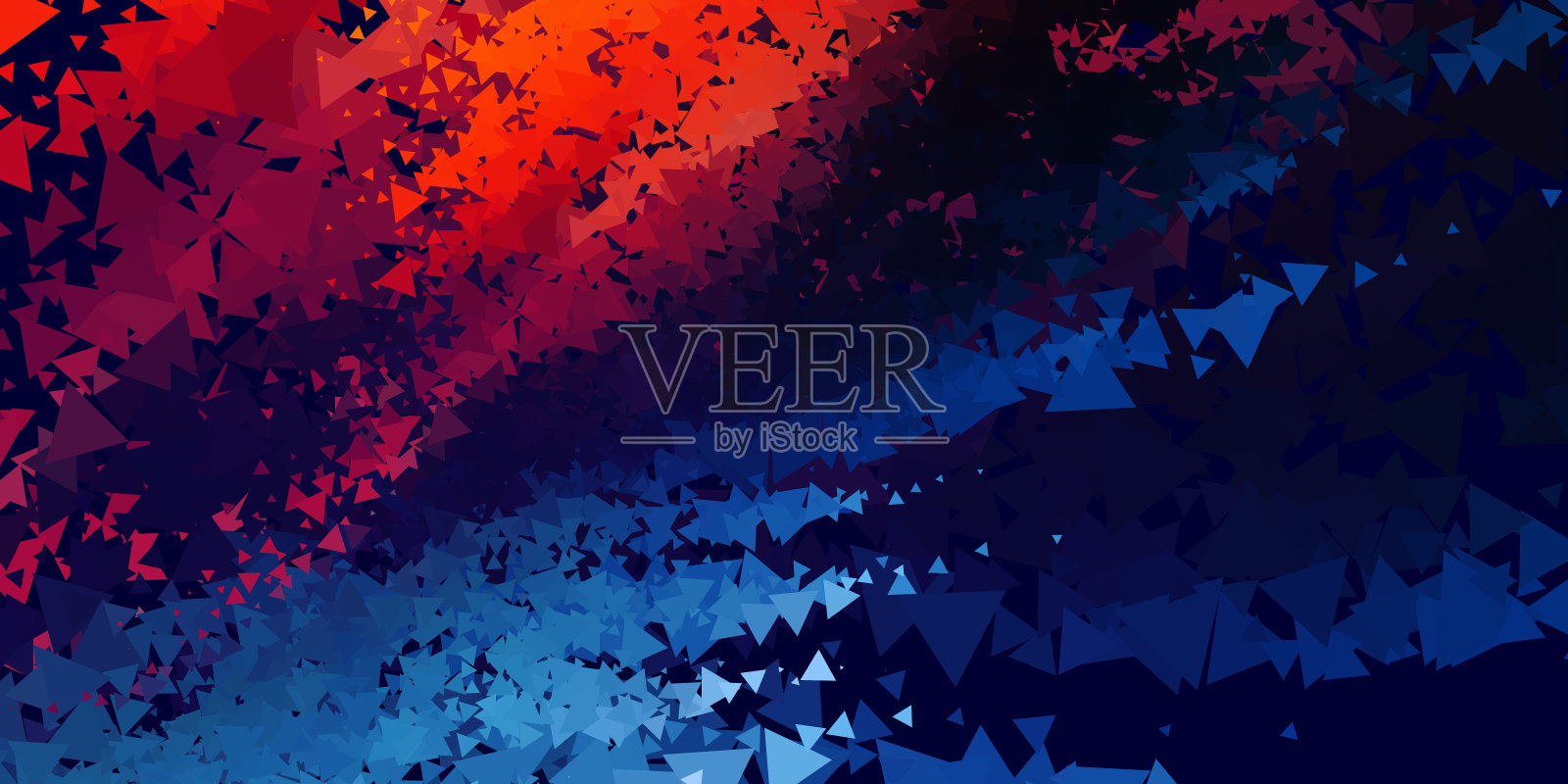 现代风格的明亮抽象形象。插画图片素材