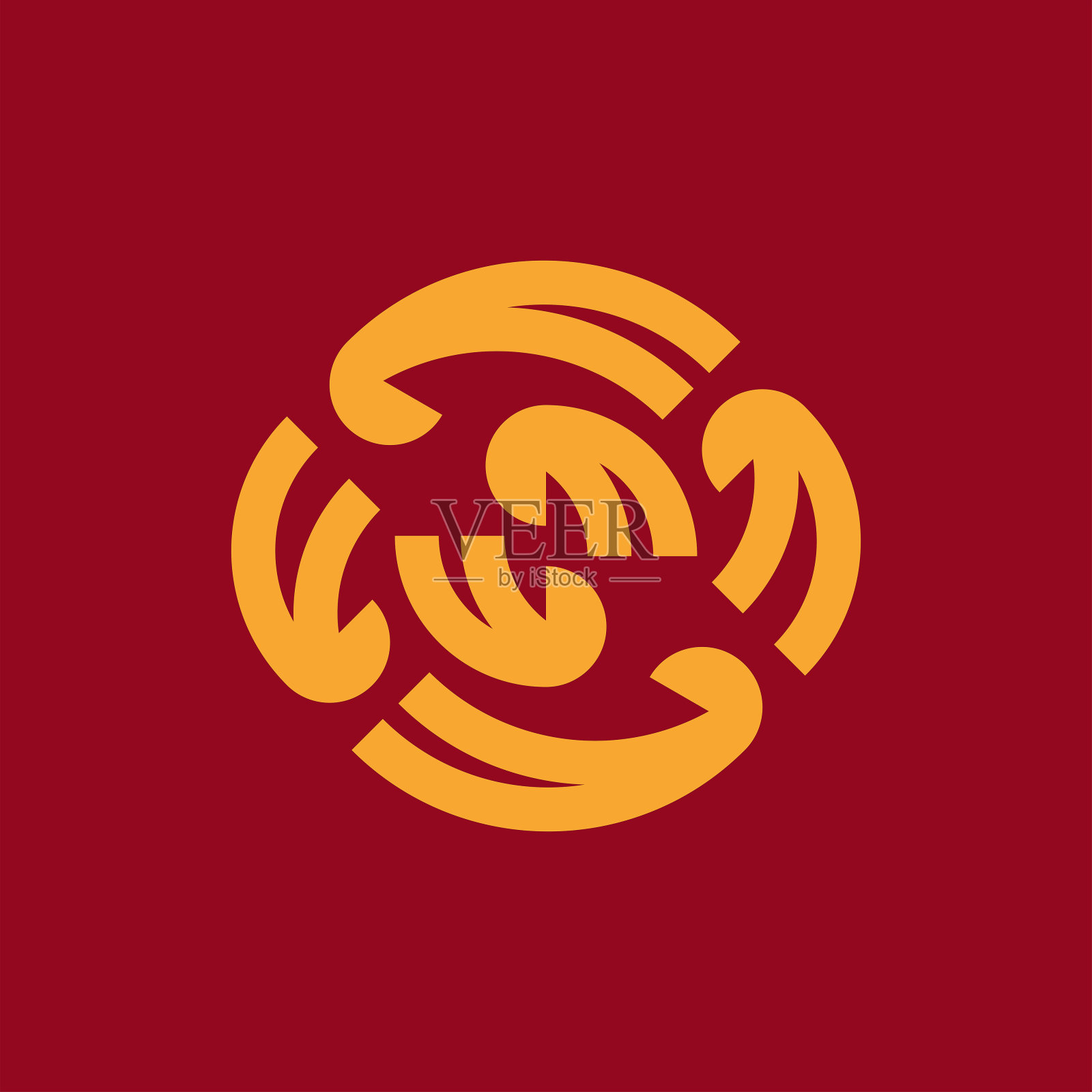 抽象的标志设计元素图片