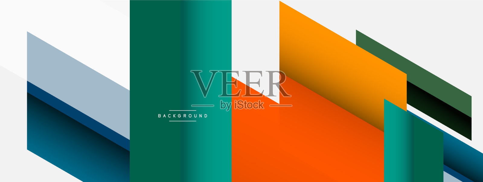 背景抽象重叠色插画图片素材