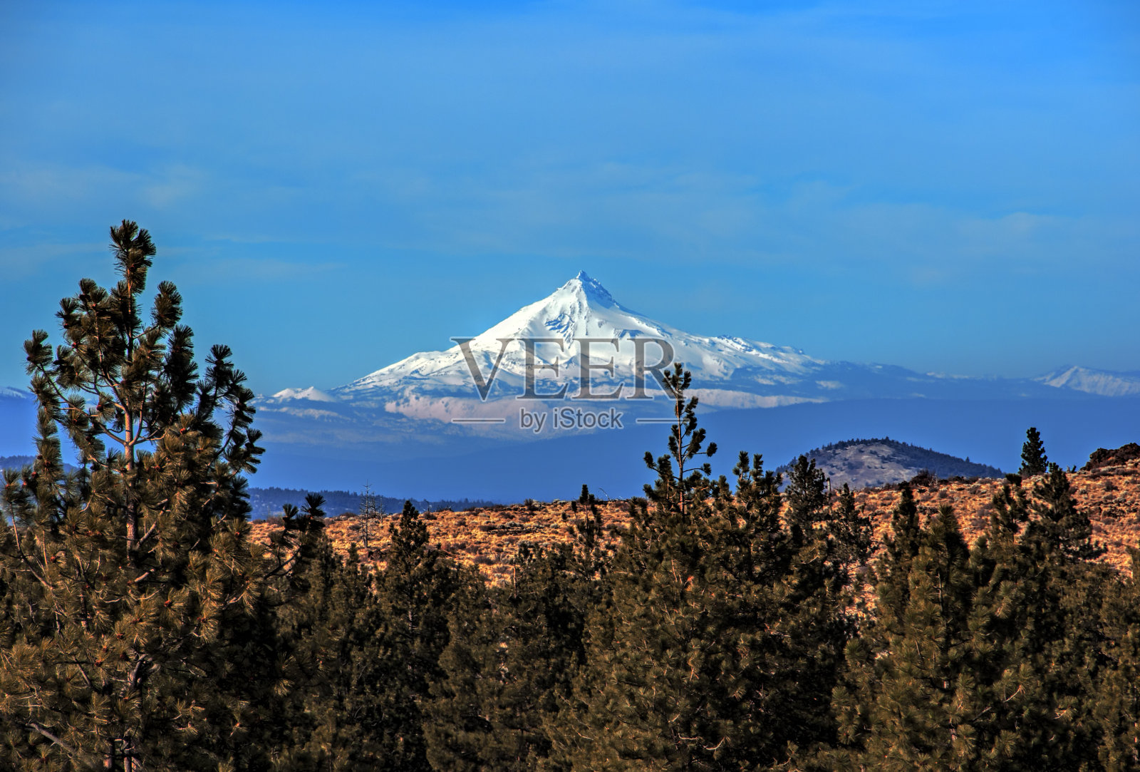 华盛顿俄勒冈州山照片摄影图片