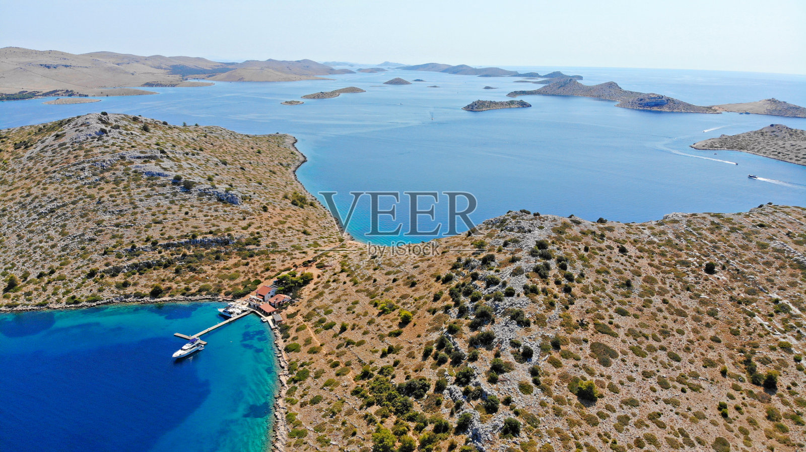 克罗地亚的Kornati国家公园照片摄影图片