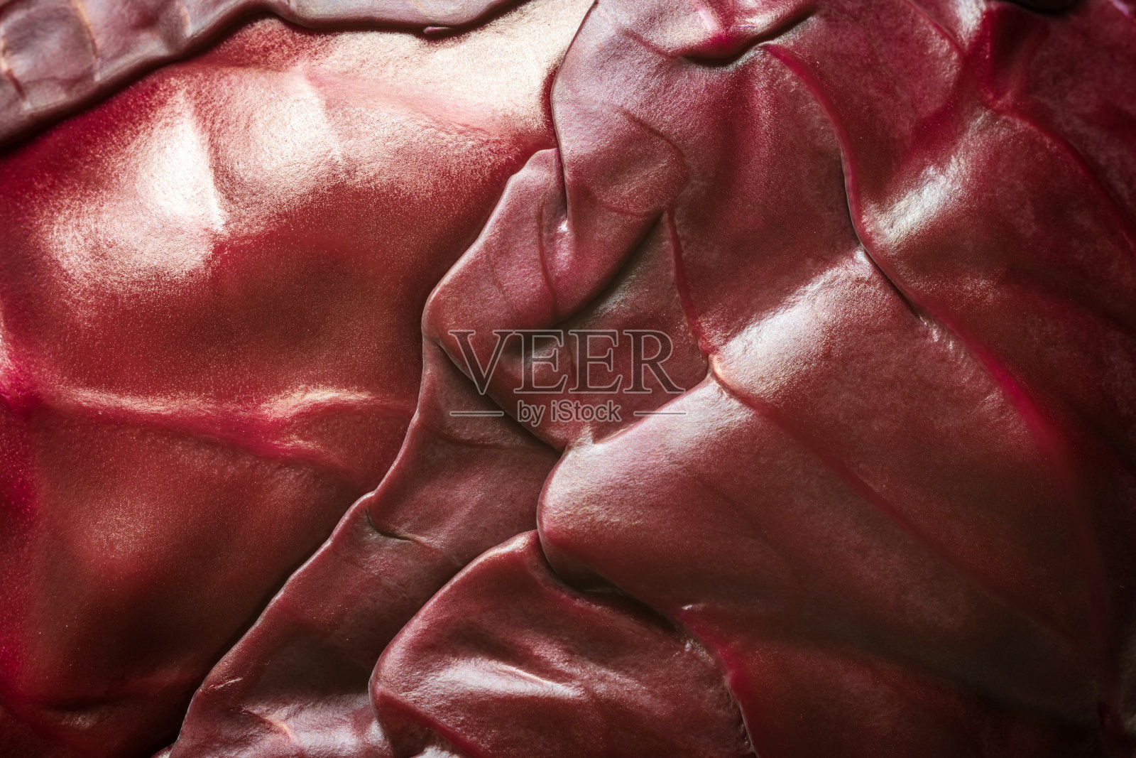 紫色卷心菜叶子特写背景照片摄影图片