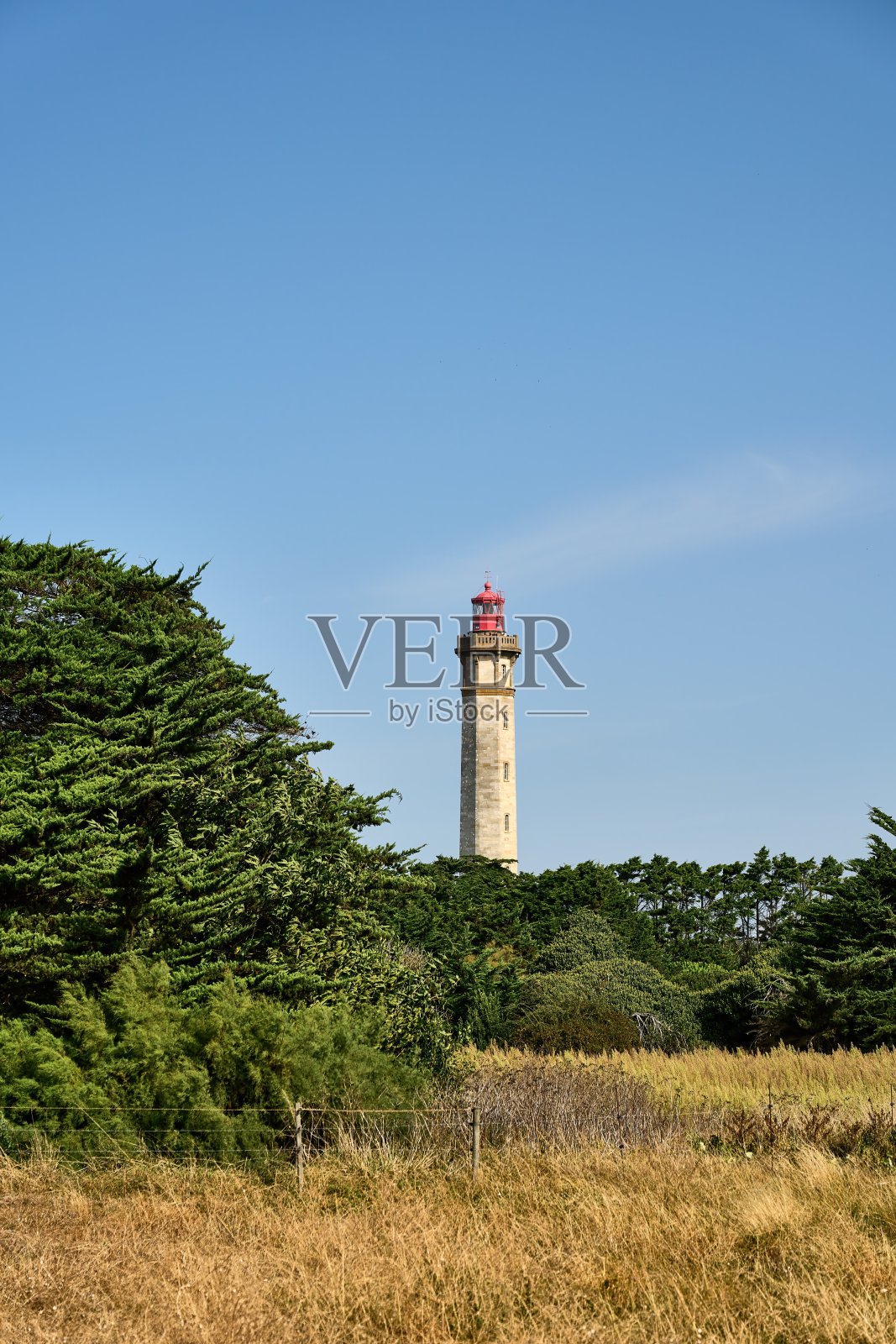 巴列斯灯塔，在岛上的八角形灯塔照片摄影图片