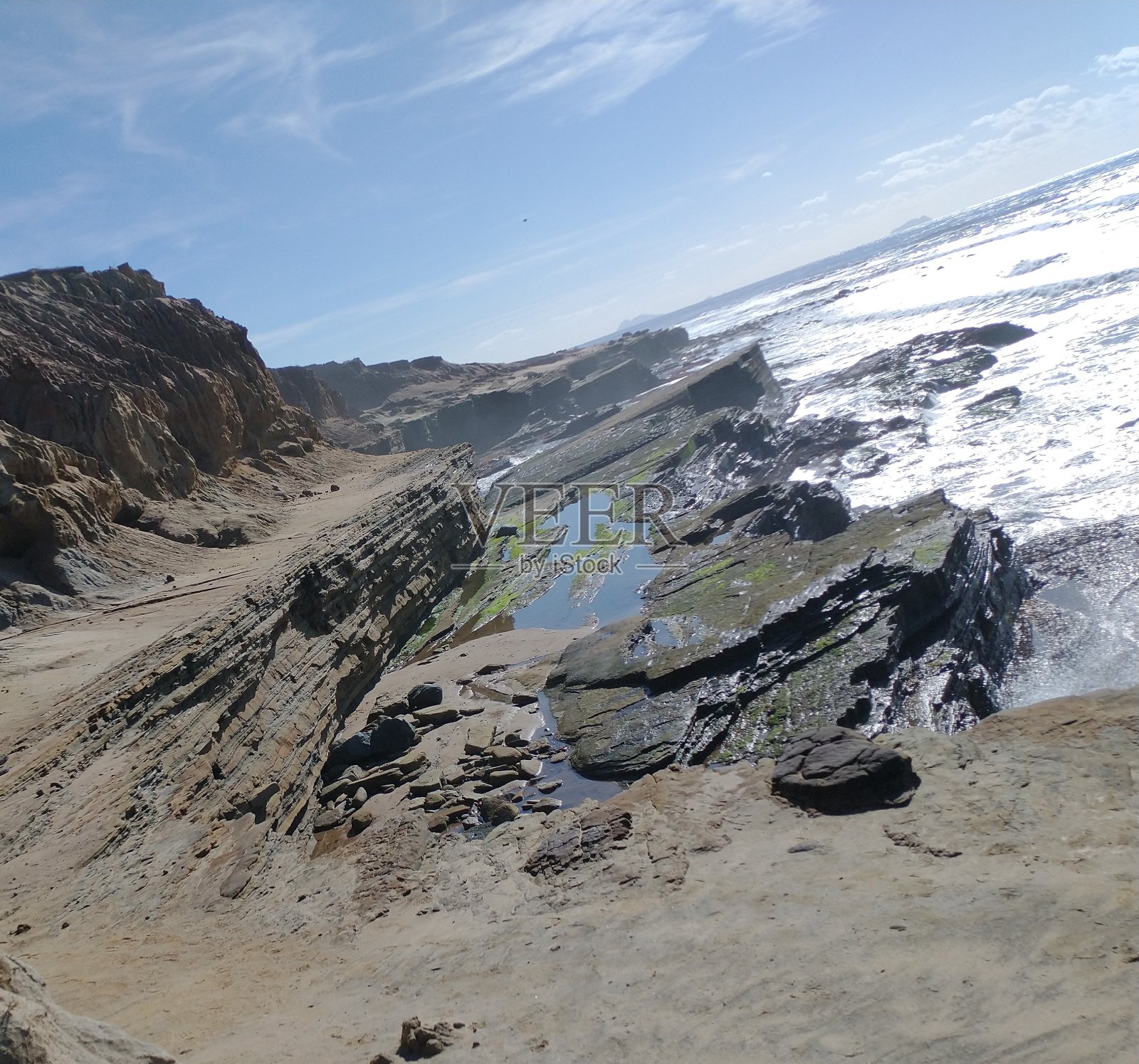 卡布里洛国家纪念碑潮汐池照片摄影图片