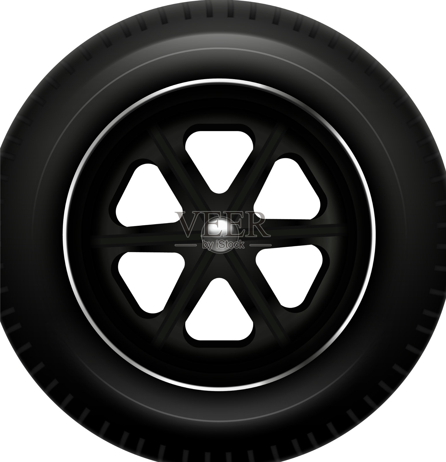 现实的汽车轮设计元素图片