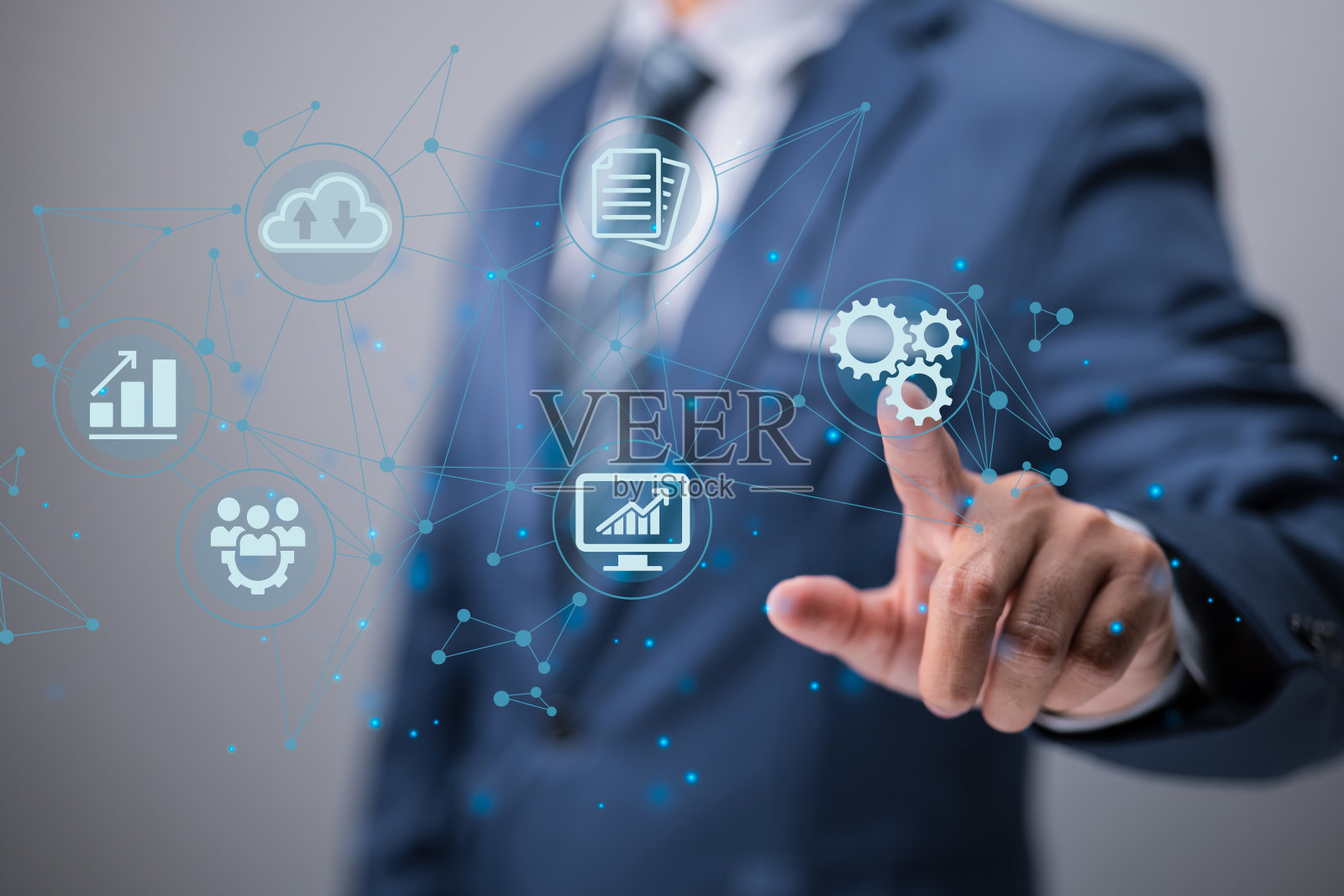 自动化软件技术流程系统的经营理念照片摄影图片