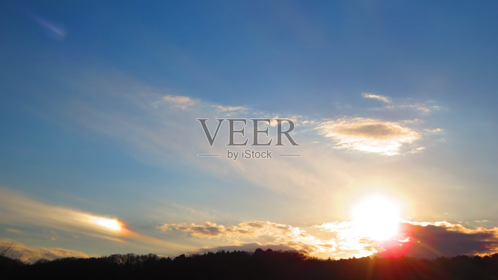 黄昏的景色照片摄影图片