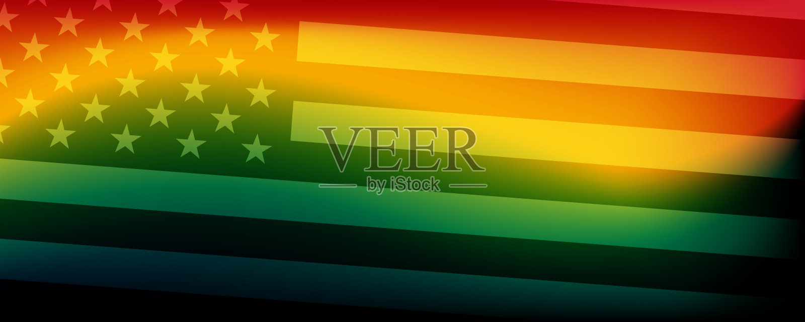 黑人历史月社交媒体帖子。庆祝黑人历史月。插画图片素材