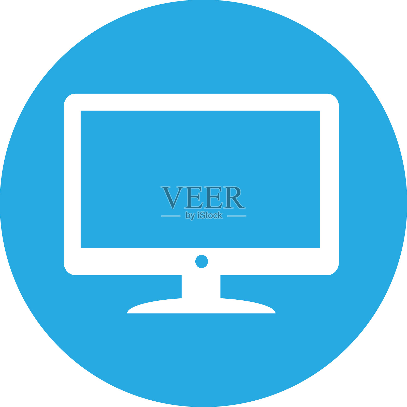 电视图标符号设计插画图片素材