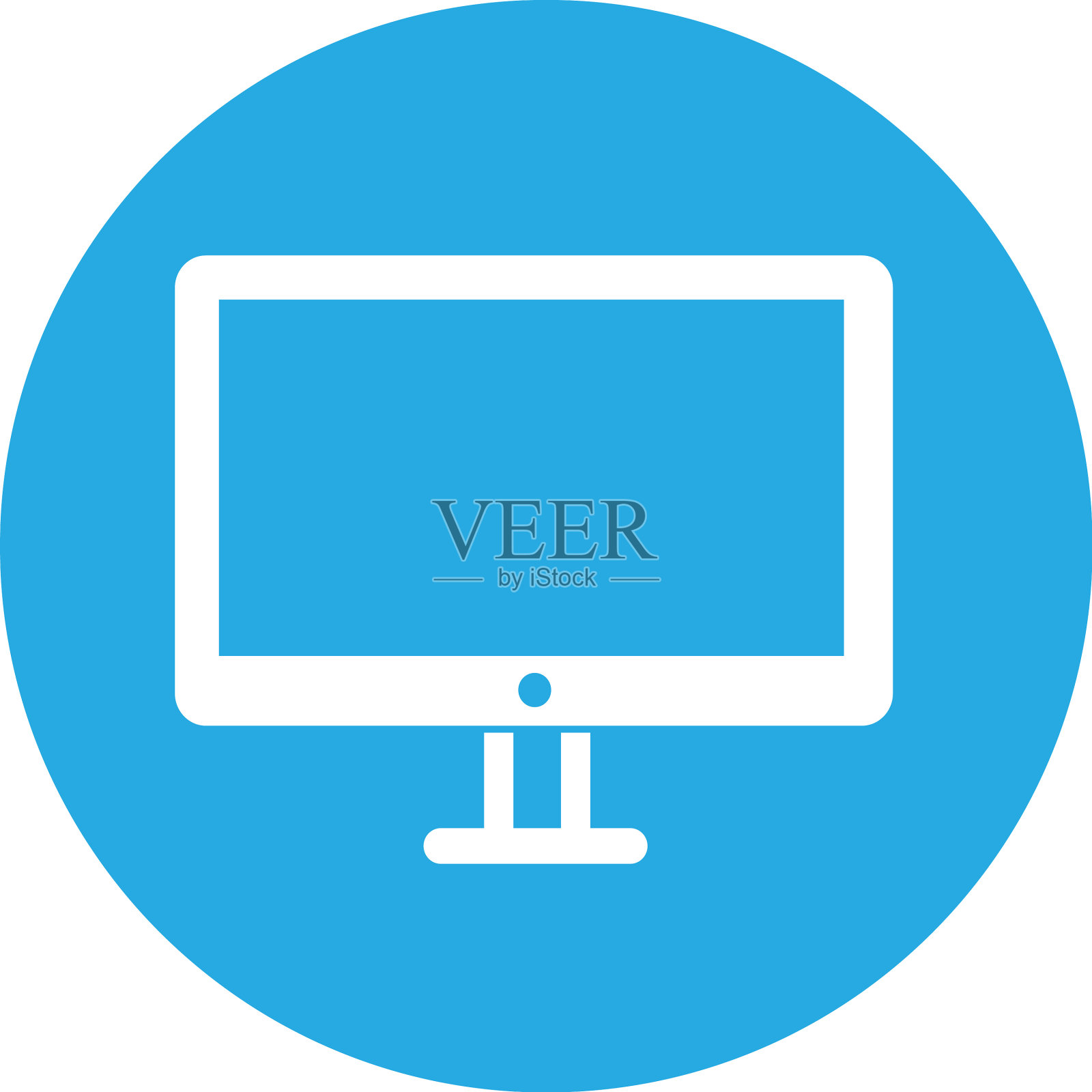 电视图标符号设计插画图片素材