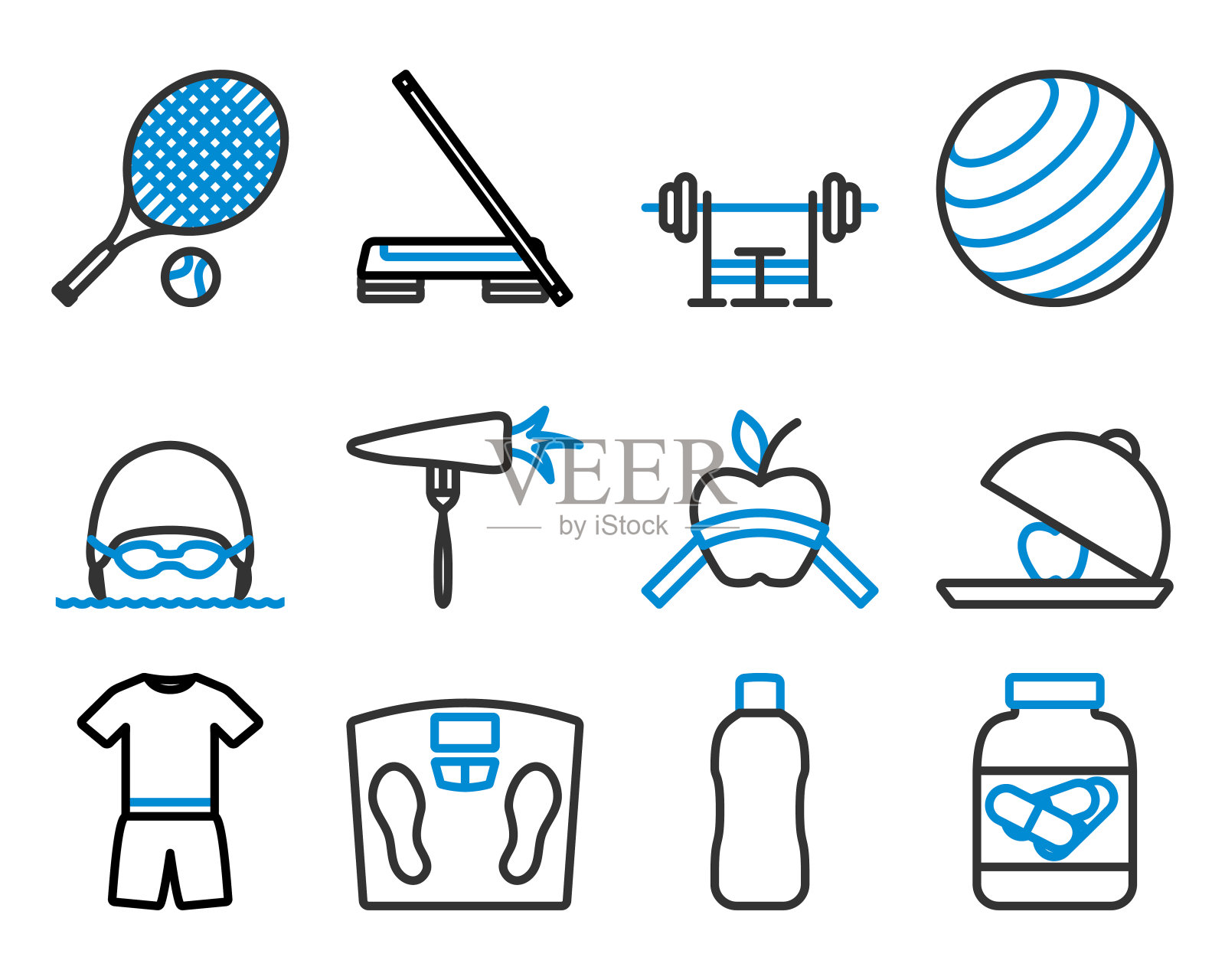 健身图标设置图标素材