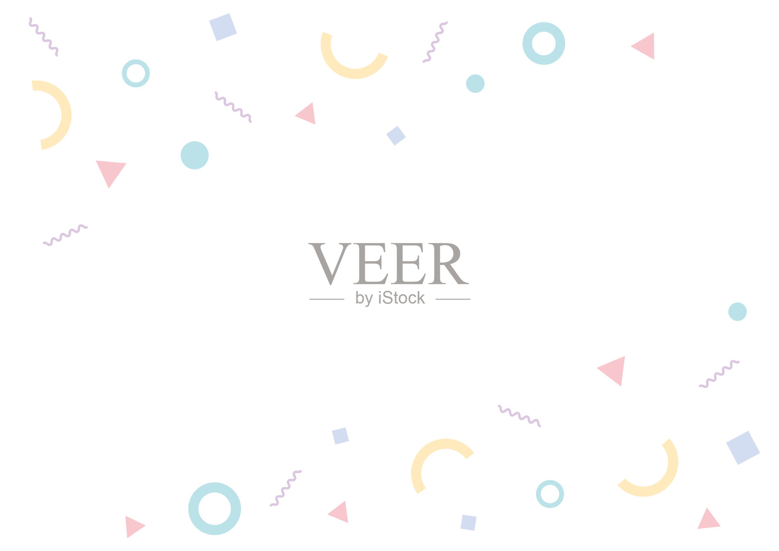 简单几何图案框架插画图片素材