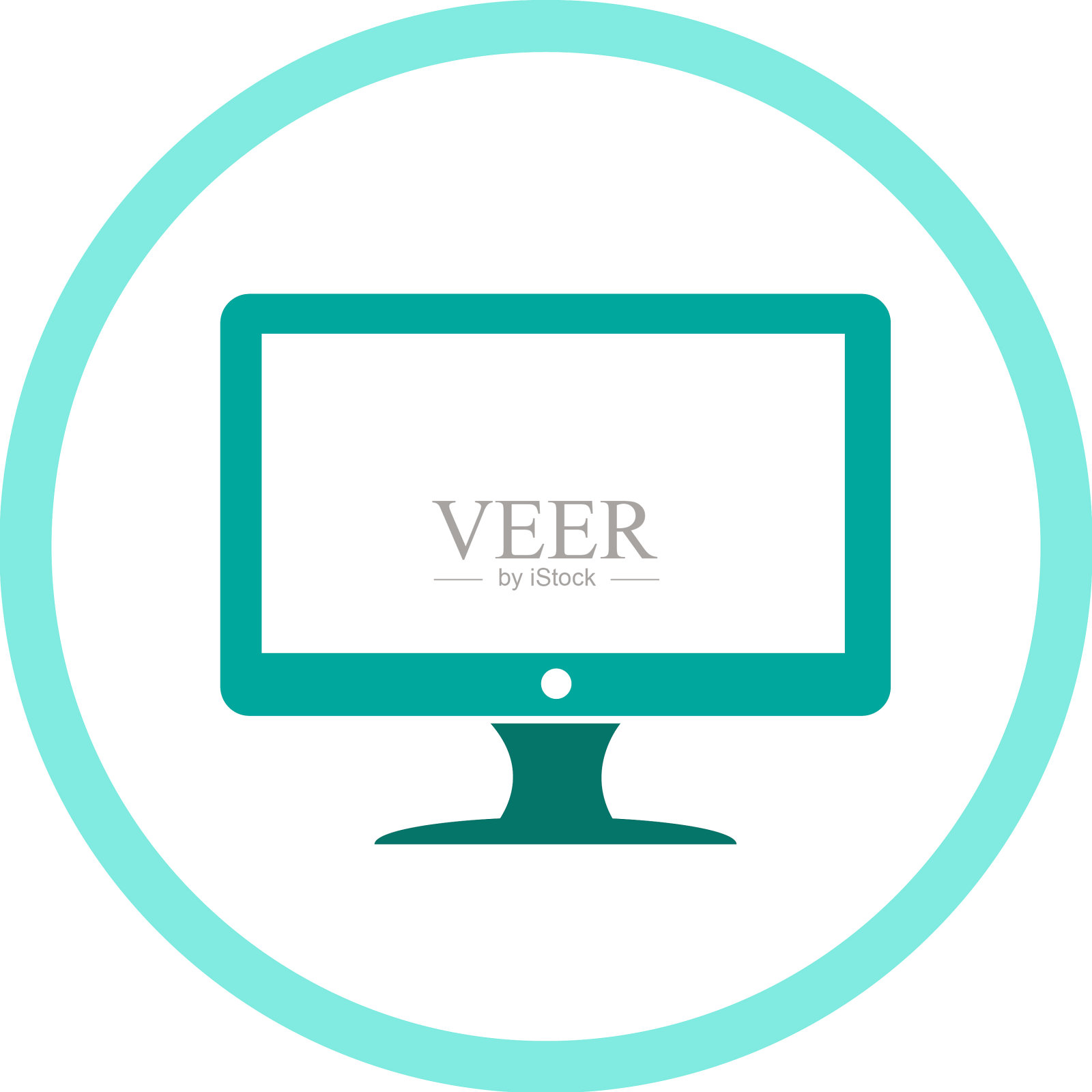 电视图标符号设计插画图片素材