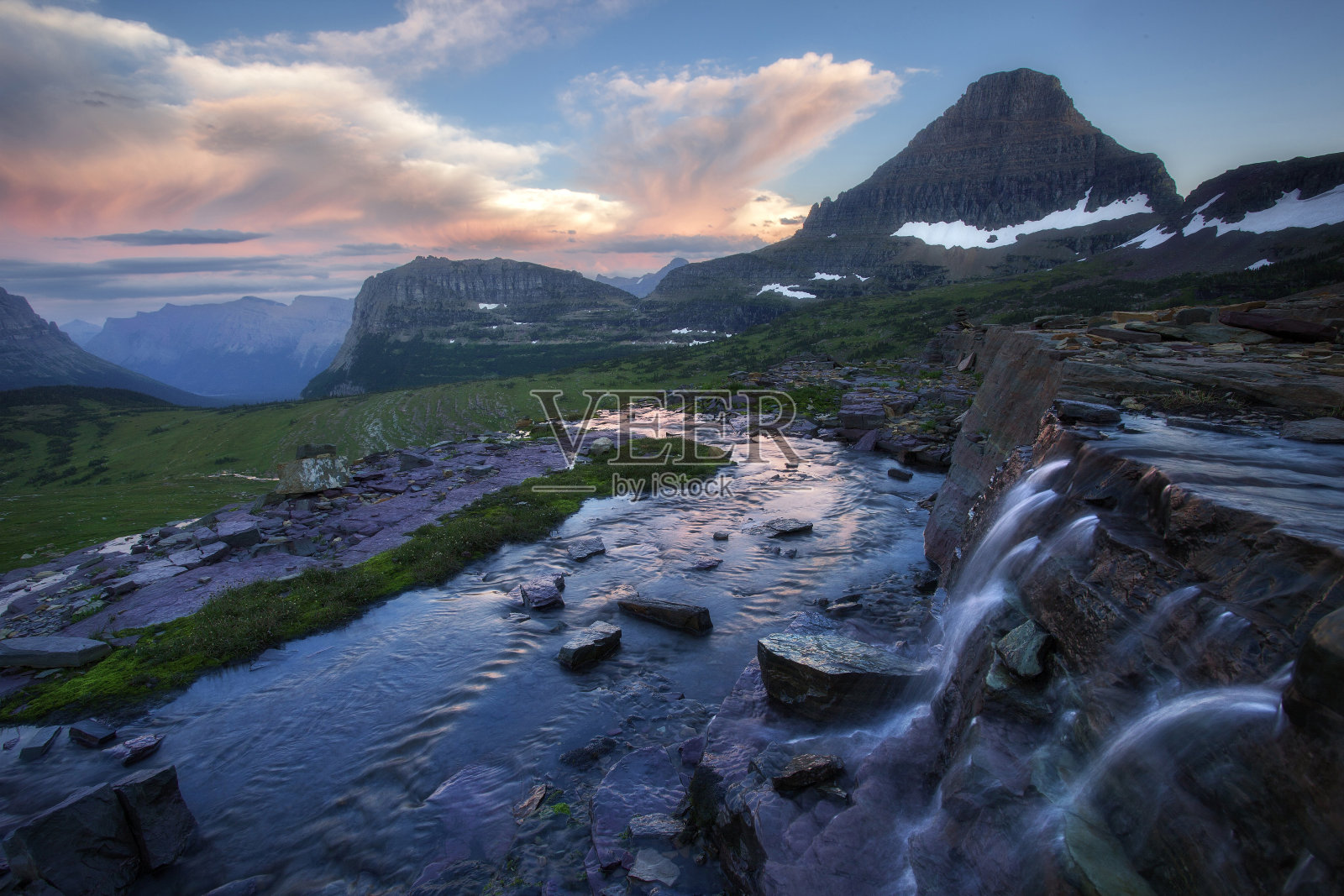 冰川国家公园-水源照片摄影图片
