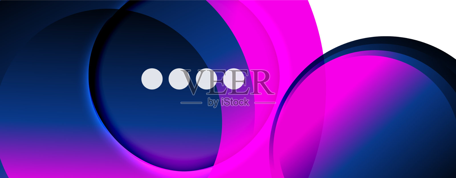 流体梯度旋涡和圆圈明亮的颜色插画图片素材